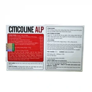 Citicoline Alp hộp 2 vỉ x12 viên - ảnh 2 - Quầy thuốc Triệu Lan