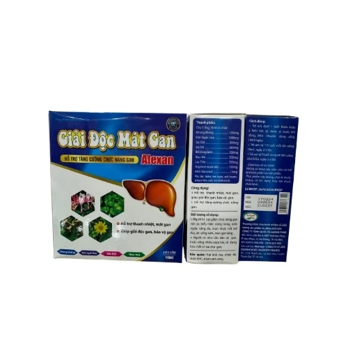 Giải độc mát gan Hộp 4 vỉ x 5 ống - ảnh 4 - Quầy thuốc Triệu Lan