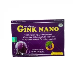 Gink nano viên bổ não hộp 5 vỉ x10 viên - ảnh 1 - Quầy thuốc Triệu Lan